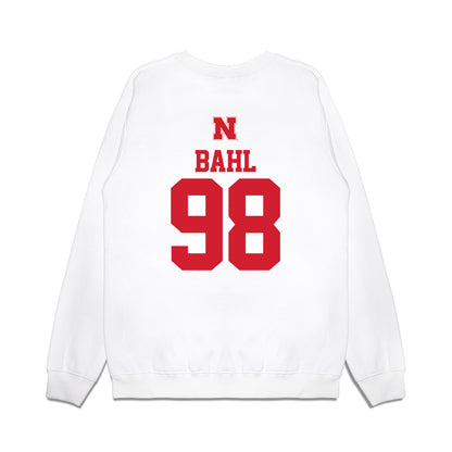 Nebraska - NCAA Softball : Jordyn Bahl - USA Premium Crewneck Sweatshirt-1
