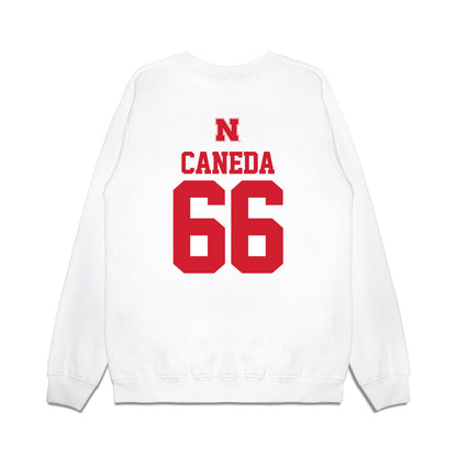 Nebraska - NCAA Softball : Katelyn Caneda - USA Premium Crewneck Sweatshirt-1
