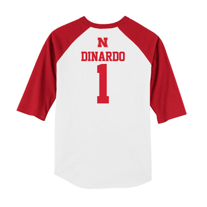 Nebraska - NCAA Softball : Olivia DiNardo - USA Raglan Shirt-1