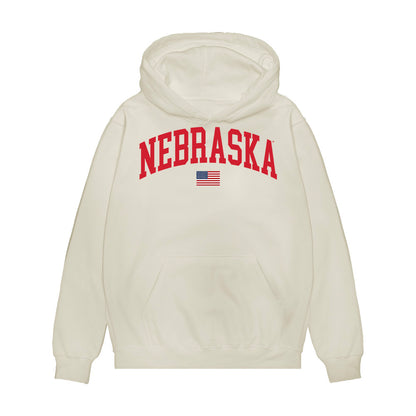 Nebraska - NCAA Softball : Ashley Smetter - USA Premium Hooded Sweatshirt-0