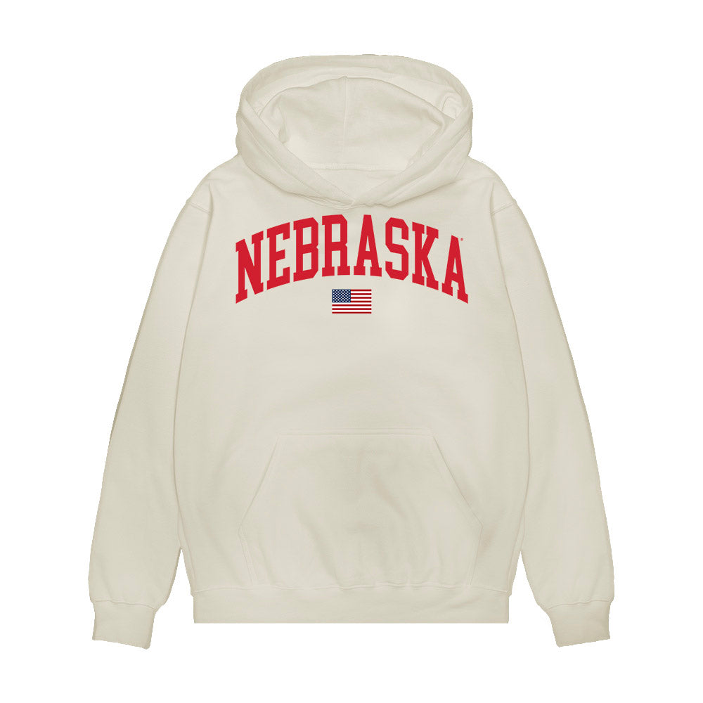 Nebraska - NCAA Softball : Jordyn Bahl - USA Premium Hooded Sweatshirt-0