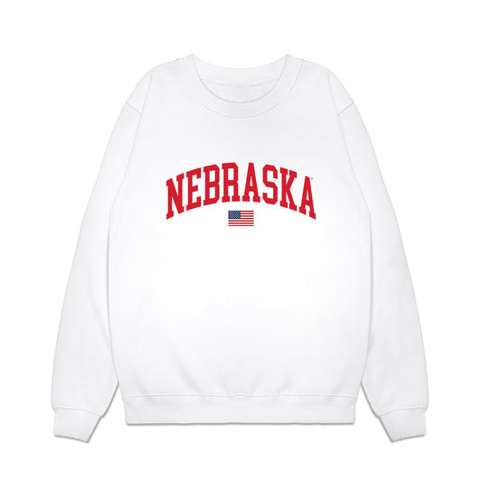 Nebraska - NCAA Softball : Kylee Magee - USA Premium Crewneck Sweatshirt-0
