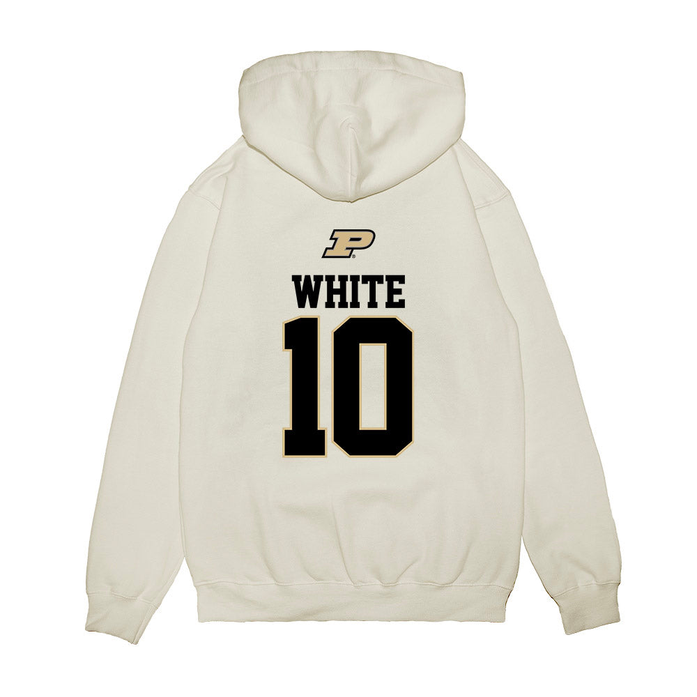 Purdue - NCAA Softball : Savannah White - USA Premium Hooded Sweatshirt-1