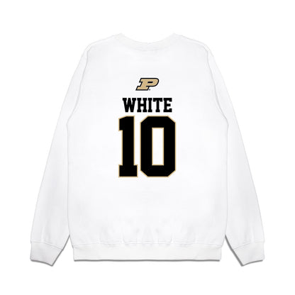 Purdue - NCAA Softball : Savannah White - USA Premium Crewneck Sweatshirt-1