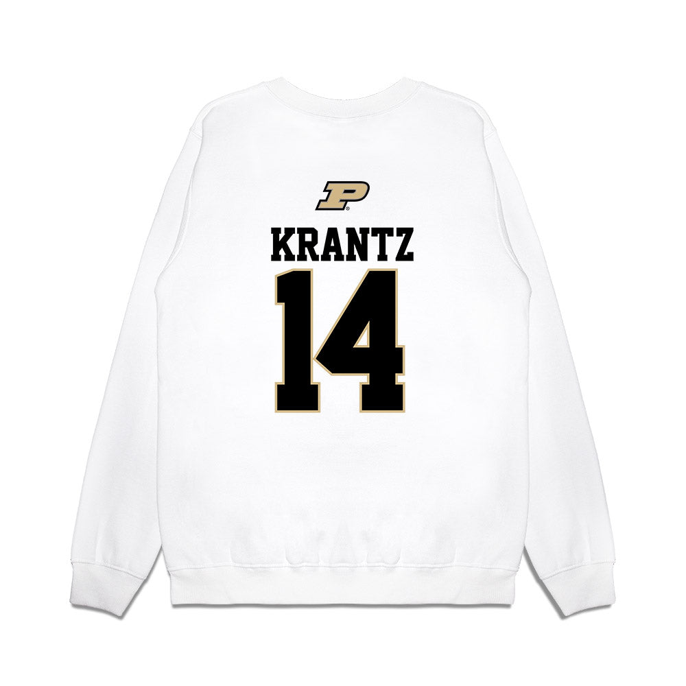 Purdue - NCAA Softball : Jensen Krantz - USA Premium Crewneck Sweatshirt-1