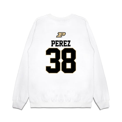 Purdue - NCAA Softball : Brooke Perez - USA Premium Crewneck Sweatshirt-1