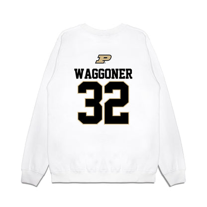 Purdue - NCAA Softball : Haley Waggoner - USA Premium Crewneck Sweatshirt-1