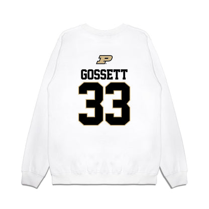 Purdue - NCAA Softball : Julia Gossett - USA Premium Crewneck Sweatshirt-1