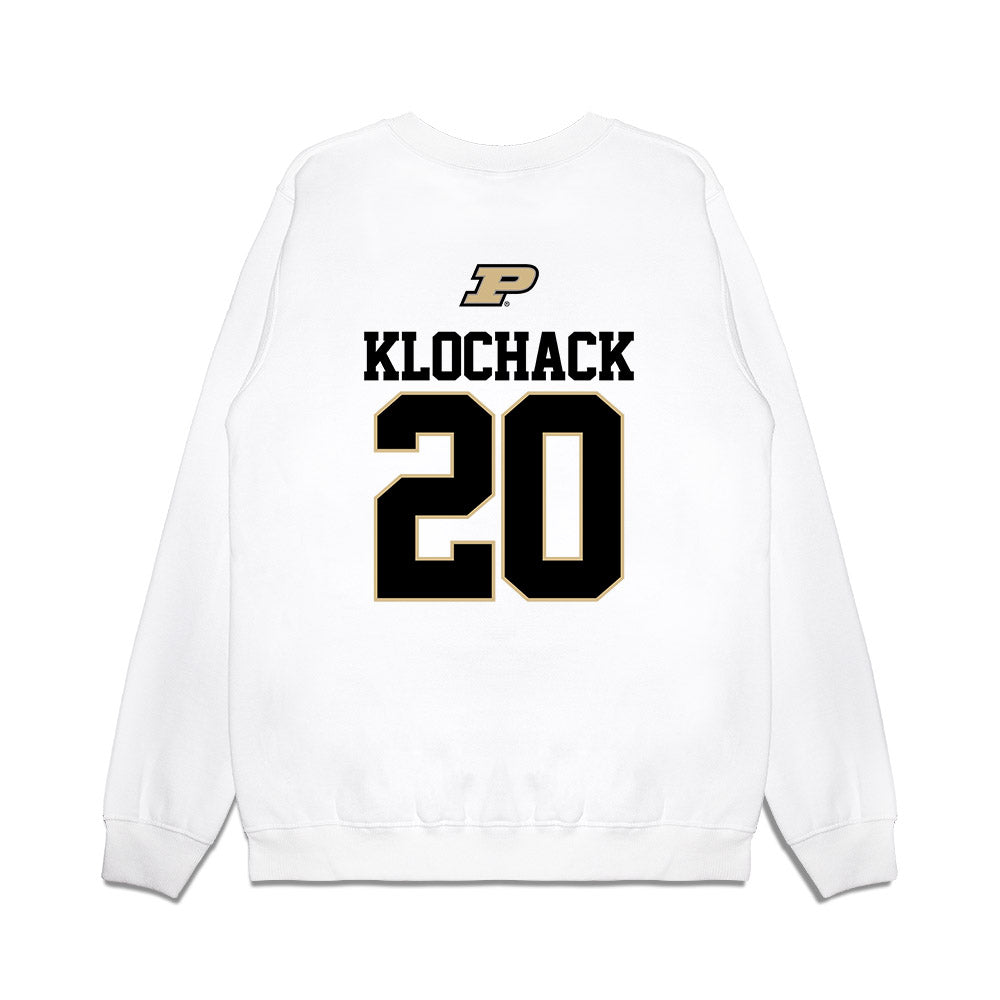 Purdue - NCAA Softball : Kendall Klochack - USA Premium Crewneck Sweatshirt-1