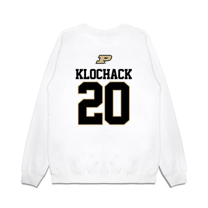 Purdue - NCAA Softball : Kendall Klochack - USA Premium Crewneck Sweatshirt-1