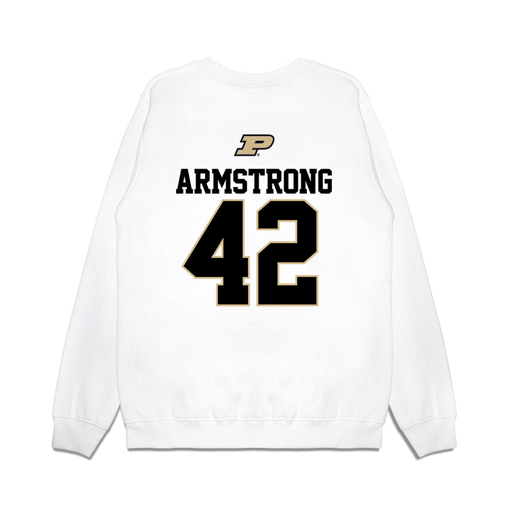 Purdue - NCAA Softball : Ansley Armstrong - USA Premium Crewneck Sweatshirt-1