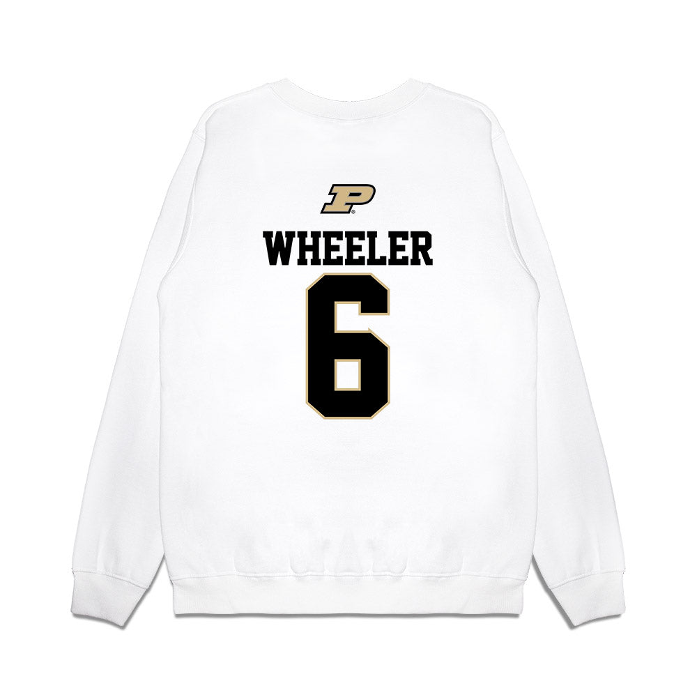Purdue - NCAA Softball : Mallory Wheeler - USA Premium Crewneck Sweatshirt-1
