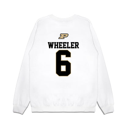Purdue - NCAA Softball : Mallory Wheeler - USA Premium Crewneck Sweatshirt-1