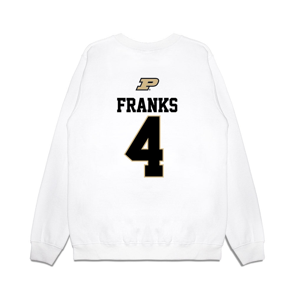 Purdue - NCAA Softball : Kylie Franks - USA Premium Crewneck Sweatshirt-1