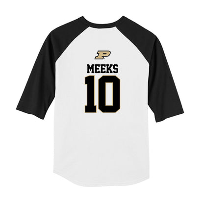 Purdue - NCAA Softball : Alivia Meeks - USA Youth Raglan T-Shirt-1