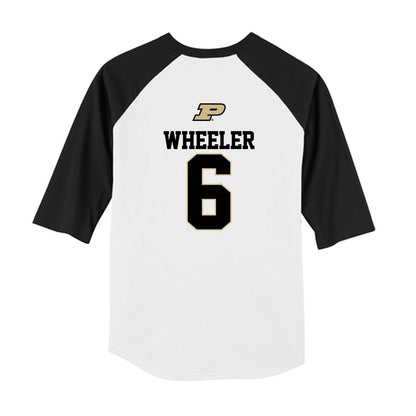 Purdue - NCAA Softball : Mallory Wheeler - USA Youth Raglan T-Shirt-1
