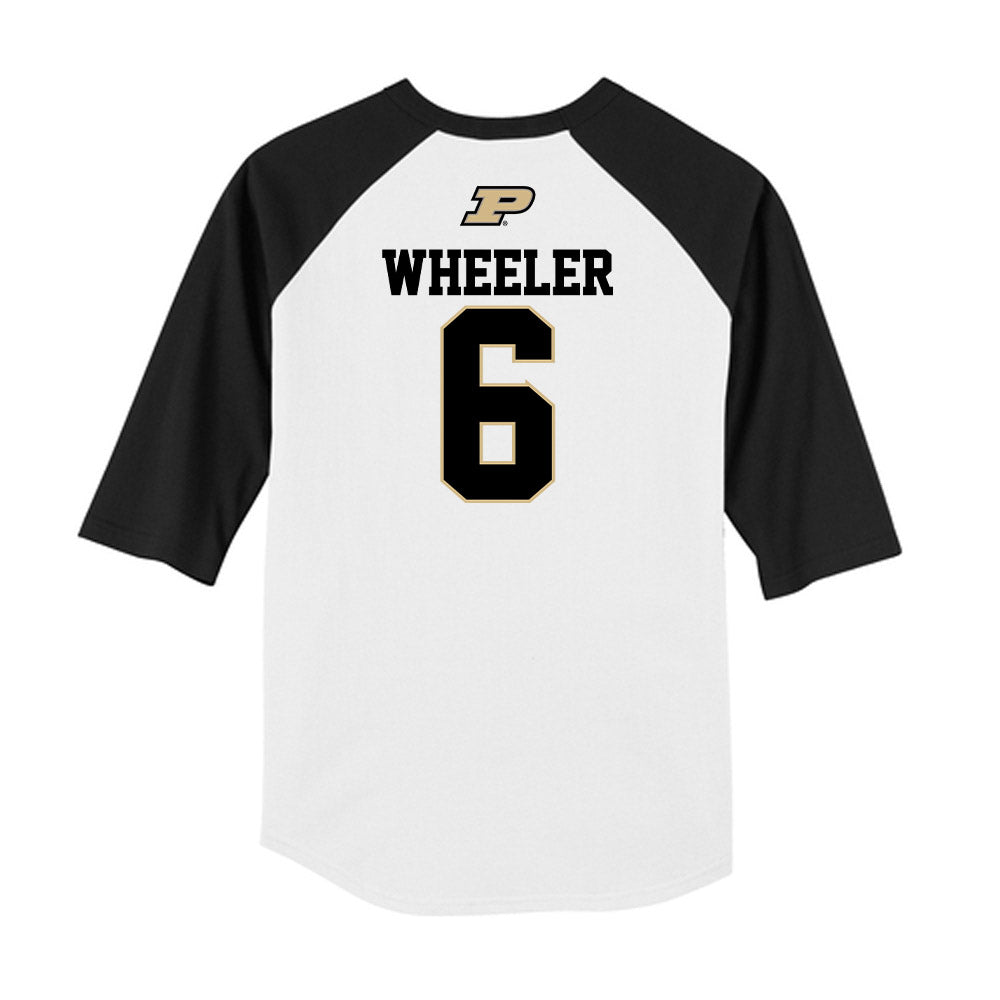 Purdue - NCAA Softball : Mallory Wheeler - USA Raglan Shirt-1
