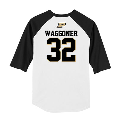 Purdue - NCAA Softball : Haley Waggoner - USA Raglan Shirt-1