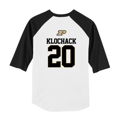 Purdue - NCAA Softball : Kendall Klochack - USA Youth Raglan T-Shirt-1