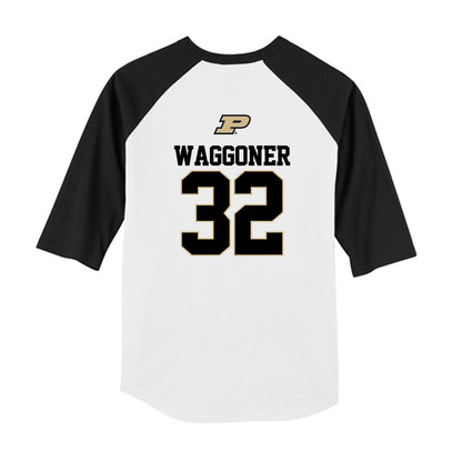 Purdue - NCAA Softball : Haley Waggoner - USA Youth Raglan T-Shirt-1
