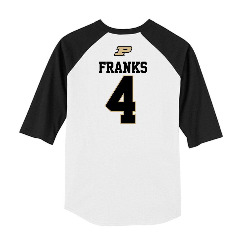 Purdue - NCAA Softball : Kylie Franks - USA Raglan Shirt-1