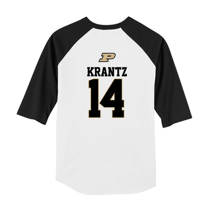 Purdue - NCAA Softball : Jensen Krantz - USA Youth Raglan T-Shirt-1