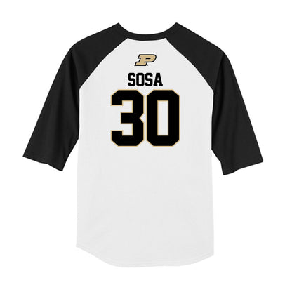 Purdue - NCAA Softball : Gabriela Sosa - USA Raglan Shirt-1