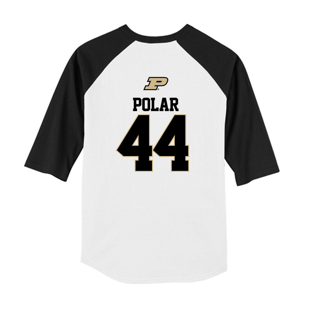 Purdue - NCAA Softball : Moriah Polar - USA Youth Raglan T-Shirt-1