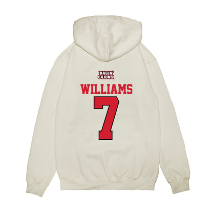 Louisiana - NCAA Softball : Dayzja Williams - USA Raglan Premium Hooded Sweatshirt-1