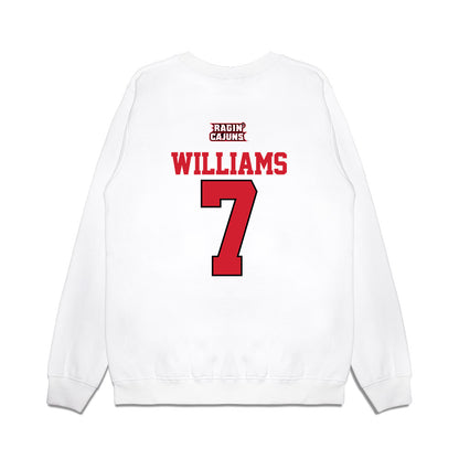 Louisiana - NCAA Softball : Dayzja Williams - USA Raglan Premium Crewneck Sweatshirt-1