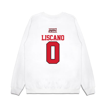 Louisiana - NCAA Softball : Mia Liscano - USA Raglan Premium Crewneck Sweatshirt-1