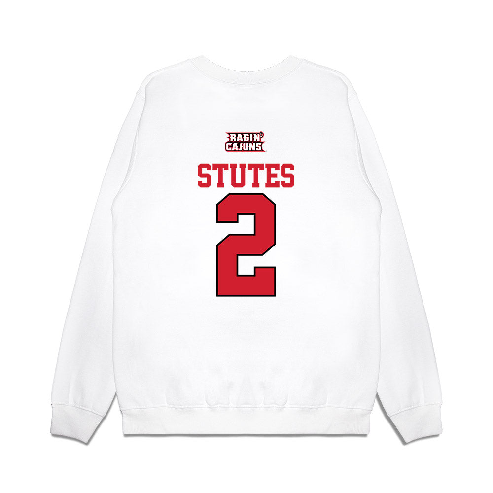 Louisiana - NCAA Softball : Gabrielle Stutes - USA Raglan Premium Crewneck Sweatshirt-1