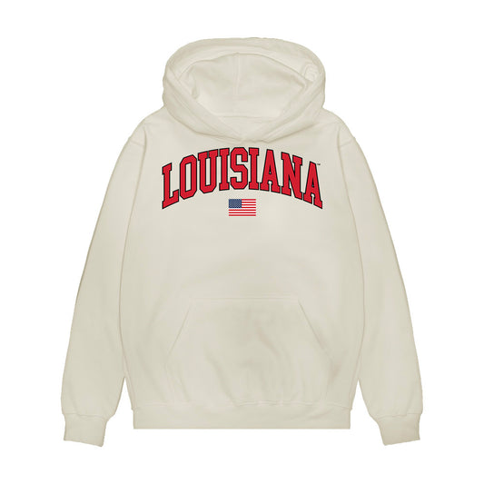 Louisiana - NCAA Softball : Julianne Tipton - USA Raglan Premium Hooded Sweatshirt-0