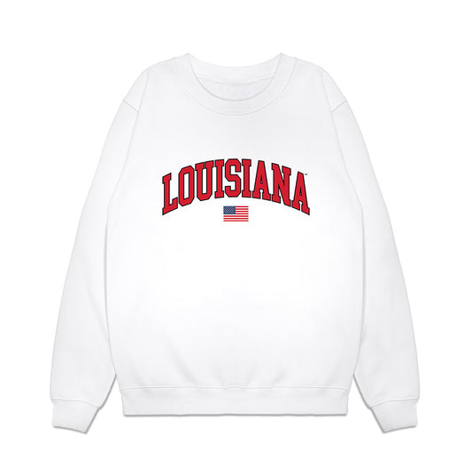 Louisiana - NCAA Softball : Julianne Tipton - USA Raglan Premium Crewneck Sweatshirt-0