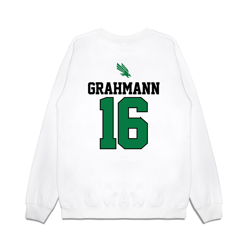 North Texas - NCAA Softball : Emma Grahmann - USA Premium Crewneck Sweatshirt-1