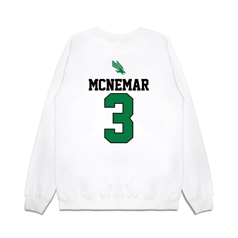 North Texas - NCAA Softball : Blayze McNemar - USA Premium Crewneck Sweatshirt-1