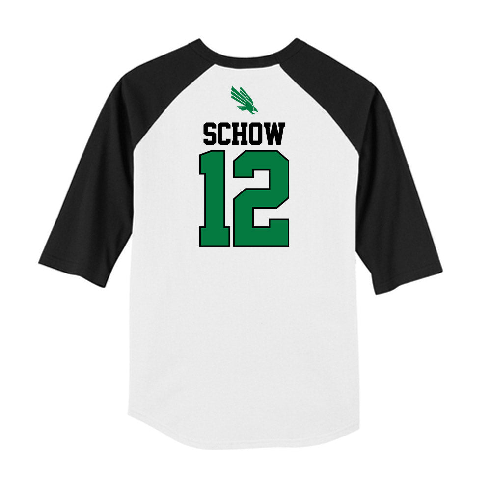 North Texas - NCAA Softball : Sofia Schow - USA Raglan Shirt-1