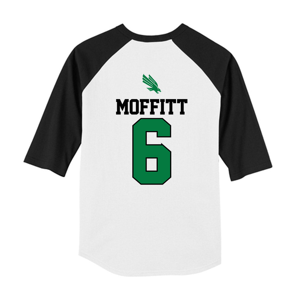 North Texas - NCAA Softball : Elizabeth Moffitt - USA Youth Raglan T-Shirt-1