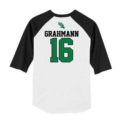 North Texas - NCAA Softball : Emma Grahmann - USA Raglan Shirt-1