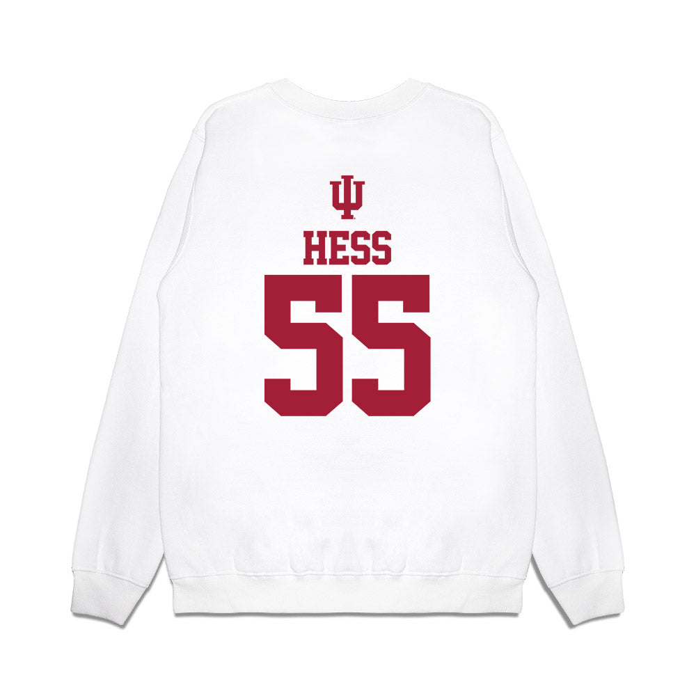 Indiana - NCAA Softball : Taylor Hess - USA Premium Crewneck Sweatshirt-1