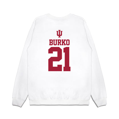 Indiana - NCAA Softball : Sydni Burko - USA Premium Crewneck Sweatshirt-1