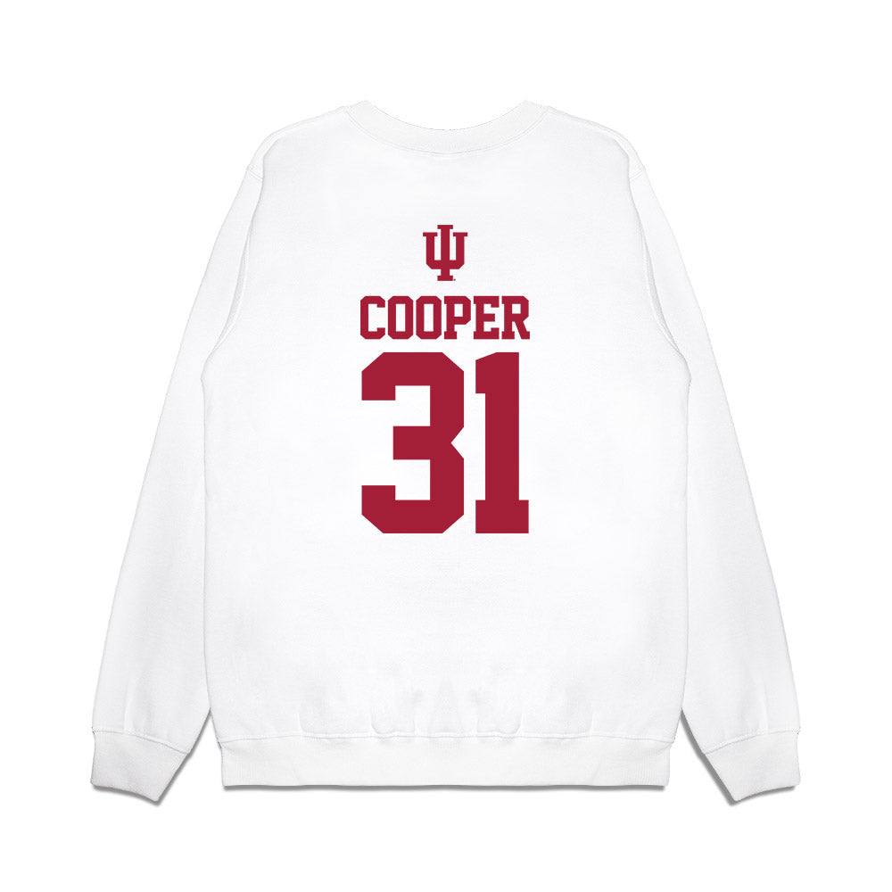 Indiana - NCAA Softball : Alexandra Cooper - USA Premium Crewneck Sweatshirt-1