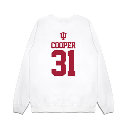 Indiana - NCAA Softball : Alexandra Cooper - USA Premium Crewneck Sweatshirt-1