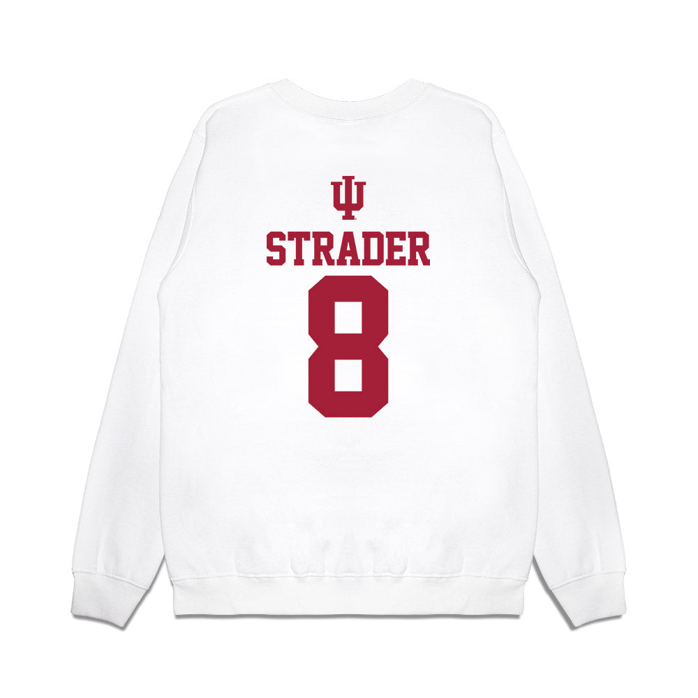 Indiana - NCAA Softball : Madalyn Strader - USA Premium Crewneck Sweatshirt-1