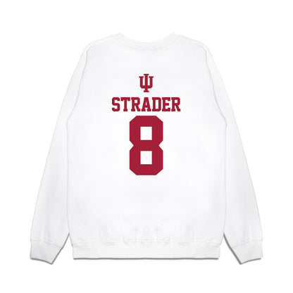 Indiana - NCAA Softball : Madalyn Strader - USA Premium Crewneck Sweatshirt-1