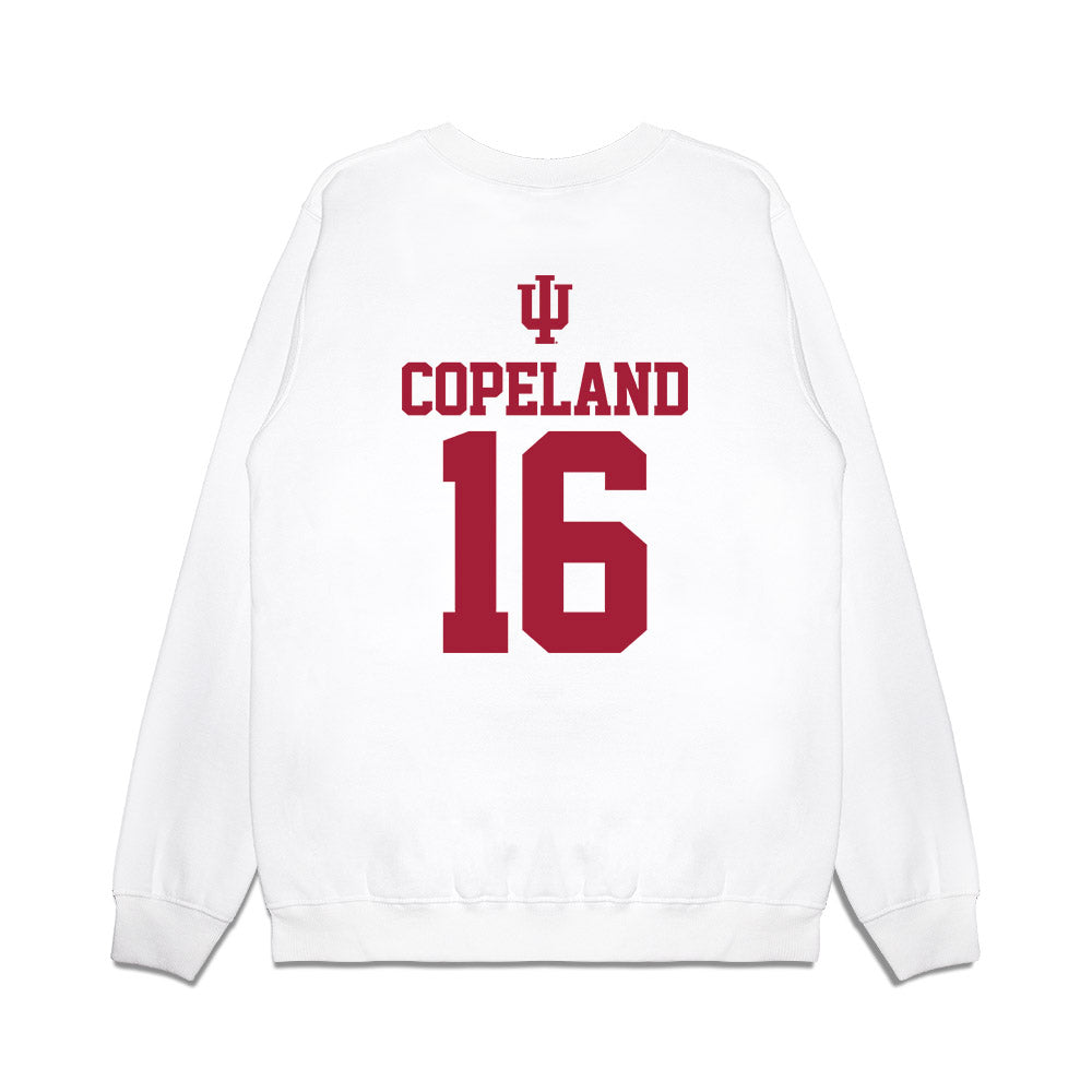 Indiana - NCAA Softball : Brianna Copeland - USA Premium Crewneck Sweatshirt-1