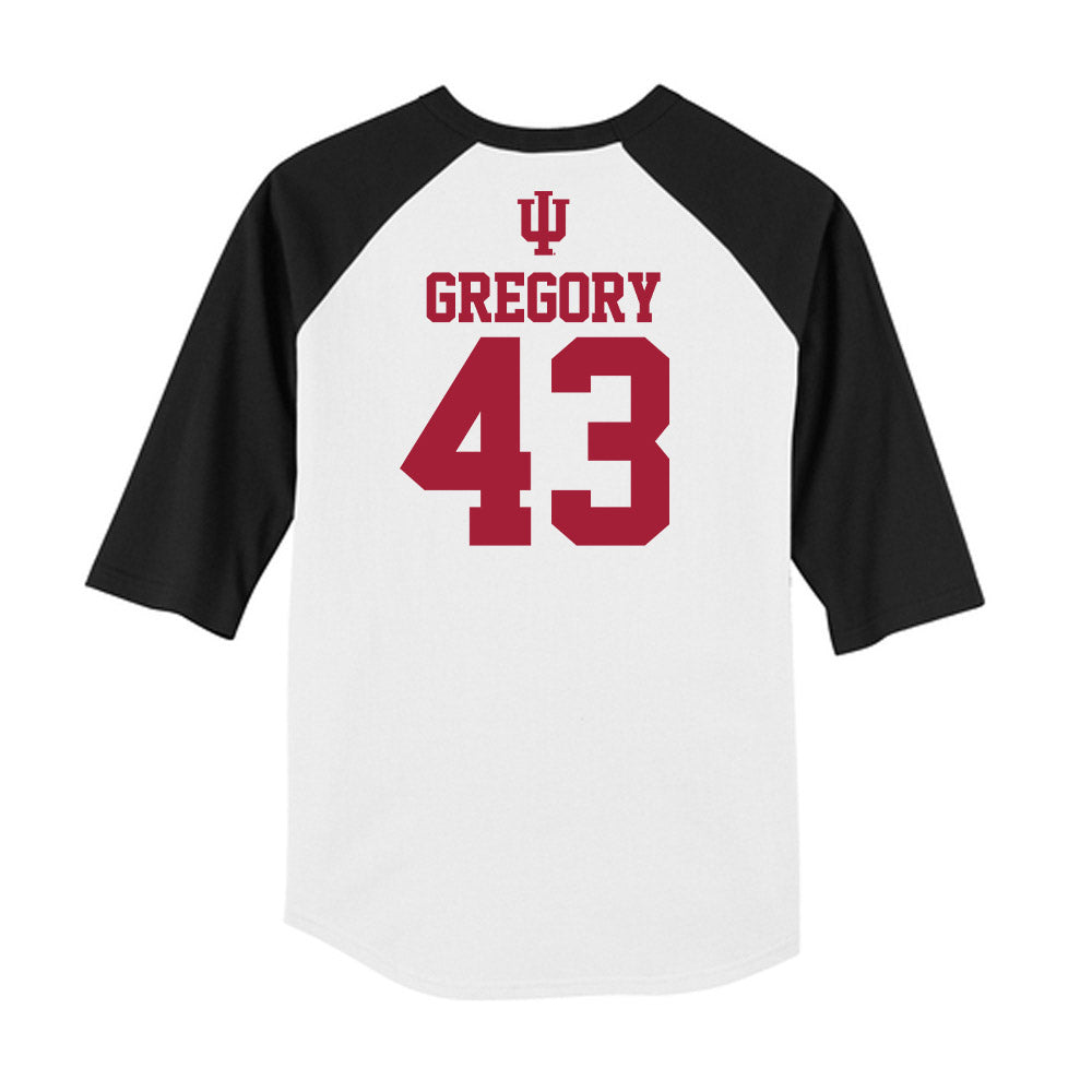 Indiana - NCAA Softball : Megan Gregory - USA Raglan Shirt-1