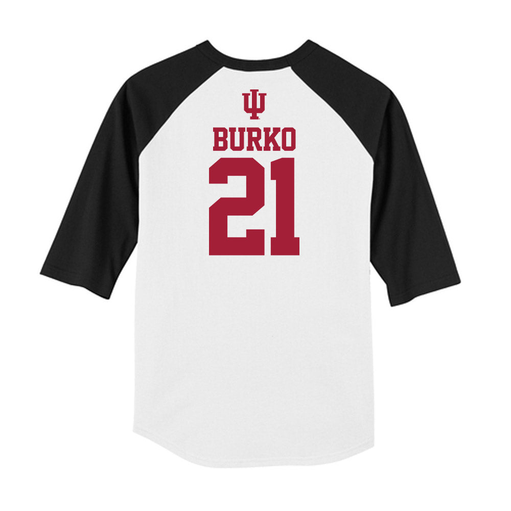 Indiana - NCAA Softball : Sydni Burko - USA Raglan Shirt-1