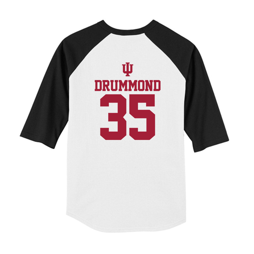 Indiana - NCAA Softball : Peyton Drummond - USA Youth Raglan T-Shirt-1