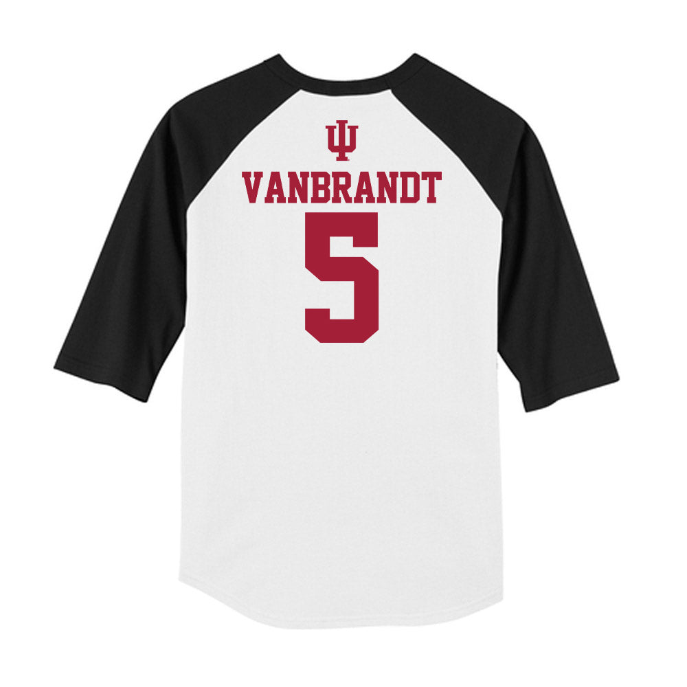 Indiana - NCAA Softball : Aly VanBrandt - USA Raglan Shirt-1